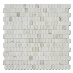 Calacatta Oliva Marble Polished Picket Mosaic Tile-Marble Mosaic-American Tile Depot