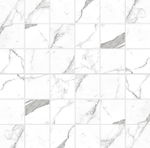 2 X 2 Calacatta Pearl Square Matte Porcelain Mosaic Tile-Porcelain Mosaic-American Tile Depot