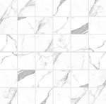 2 X 2 Calacatta Pearl Square Matte Porcelain Mosaic Tile-Porcelain Mosaic-American Tile Depot