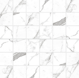 2 X 2 Calacatta Pearl Square Matte Porcelain Mosaic Tile