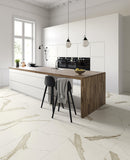 12 X 24 Calcutta Gold Matte Marble Look Porcelain Tile