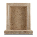 Cappuccino Marble Hand-Made Custom Shampoo Niche / Shelf - LARGE - Polished-Accessories-American Tile Depot