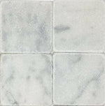 Carrara White Marble Handmade Coasters - Set of 6-Marble Coasters-American Tile Depot