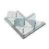 Carrara White Marble Honed Lantern Border Corner w / Blue Gray Dots-Marble Border-American Tile Depot