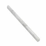 Carrara White Marble Polished 1/2 X 12 Pencil Liner