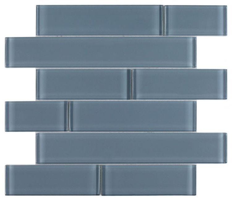 Oceanhouse Blue Shining Multi Size Glossy Subway Glass Mosaic Tile-Glass Mosaic-American Tile Depot