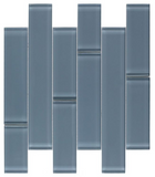 Oceanhouse Blue Shining Multi Size Glossy Subway Glass Mosaic Tile