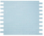 2 x 6 Oceanhouse Teal Glossy Subway Glass Mosaic Tile-Glass Mosaic-American Tile Depot