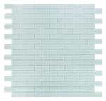 2 x 6 Oceanhouse Turquoise Glossy Subway Glass Mosaic Tile-Glass Mosaic-American Tile Depot