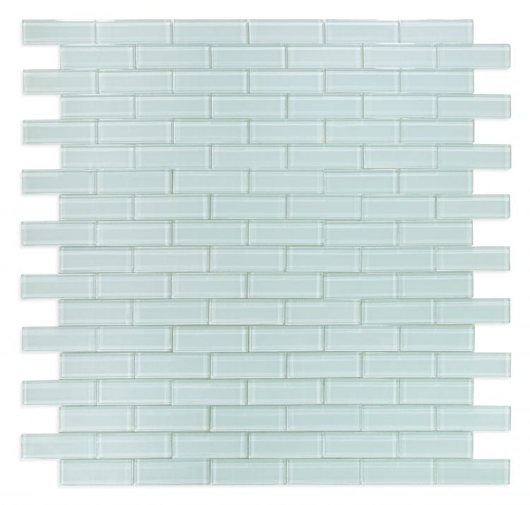 2 x 6 Oceanhouse Turquoise Glossy Subway Glass Mosaic Tile-Glass Mosaic-American Tile Depot