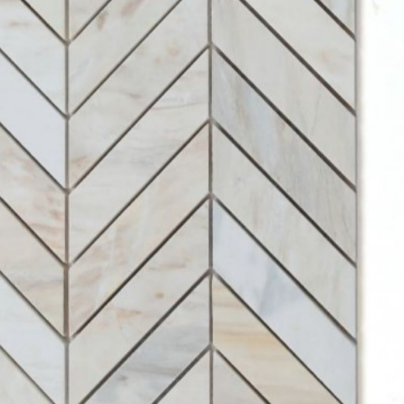 Chevron Eurasian Polished Marble Mosaic Tile-Marble Mosaic-American Tile Depot