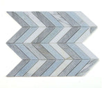 Chevron Livid Marble Mosaic Tile-Marble Mosaic-American Tile Depot