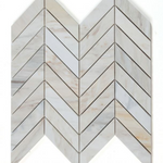 Chevron Eurasian Polished Marble Mosaic Tile-Marble Mosaic-American Tile Depot