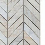 Chevron Eurasian Polished Marble Mosaic Tile-Marble Mosaic-American Tile Depot