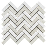 Chevron Haisa Polished Marble Mosaic Tile-Marble Mosaic-American Tile Depot