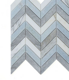 Chevron Livid Marble Mosaic Tile-Marble Mosaic-American Tile Depot