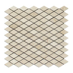 Crema Marfil Marble Honed 1" Diamond Mosaic Tile-Marble Mosaic-American Tile Depot