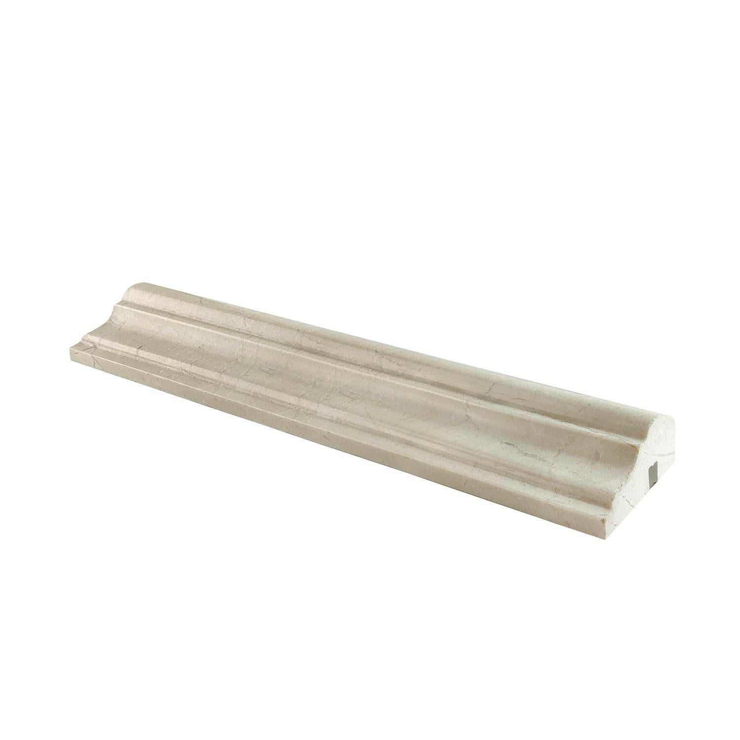 Crema Marfil Marble Honed F-5 Chair Rail / Crown Molding Trim-Marble Molding/Trim-American Tile Depot