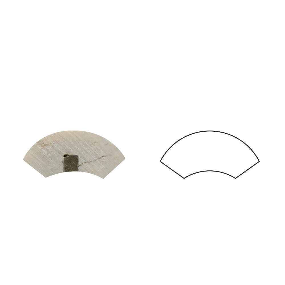 Crema Marfil Marble Honed Quarter - Round Trim Molding-Marble Molding/Trim-American Tile Depot