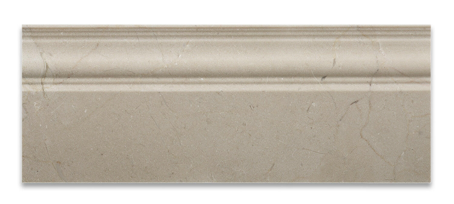 Crema Marfil Marble Polished Baseboard Trim Molding-Marble Molding/Trim-American Tile Depot