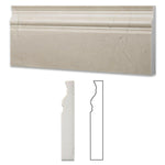 Crema Marfil Marble Polished Baseboard Trim Molding-Marble Molding/Trim-American Tile Depot