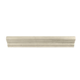 Crema Marfil Marble Honed F-5 Chair Rail / Crown Molding Trim