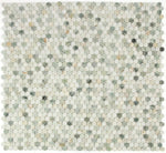 Curvus Spring Polished Circular Marble Mosaic Tile-Marble Mosaic-American Tile Depot