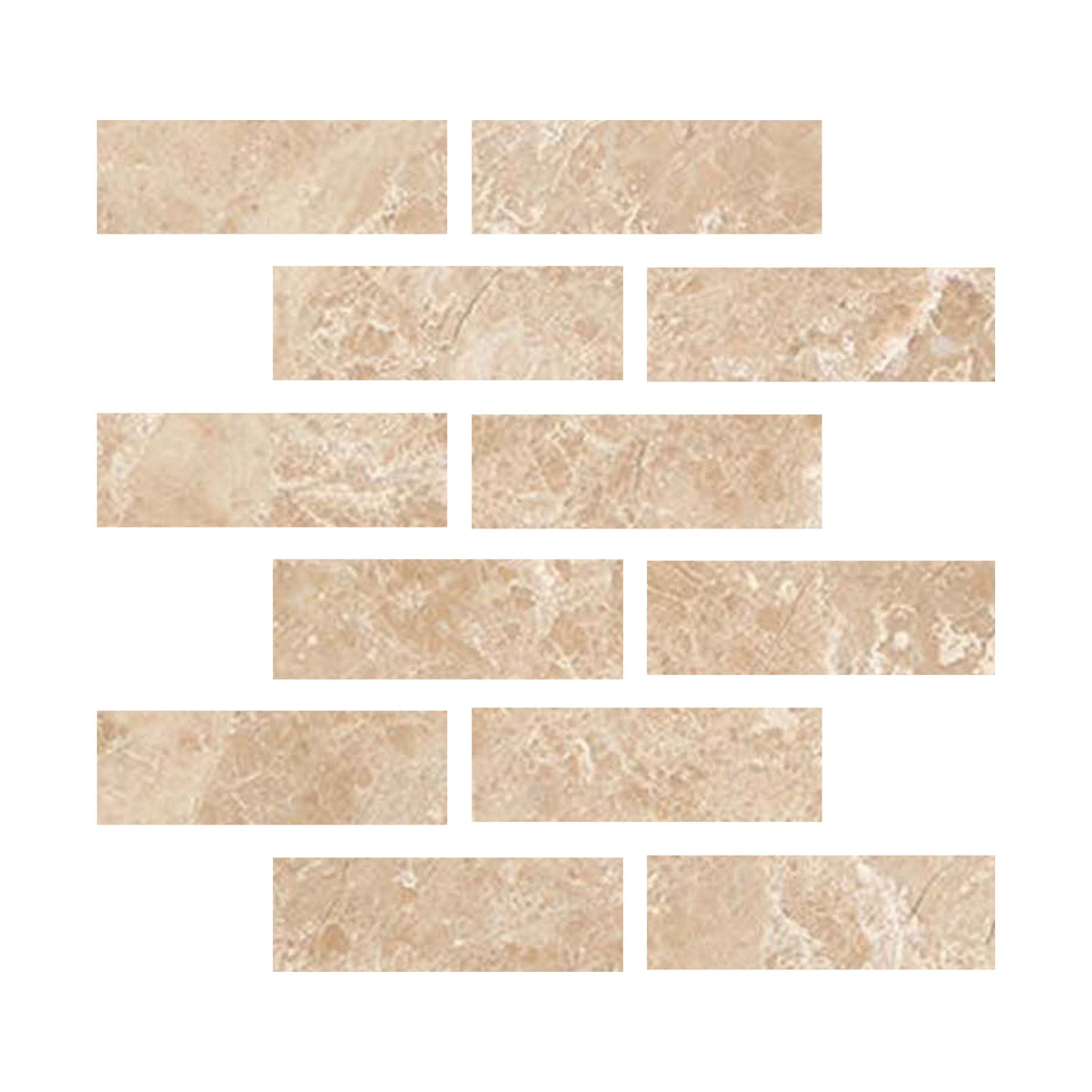 2 X 6 Cappuccino Marble Polished Field Tile