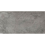 24 X 48 Chamonix Dark Gray Matte Limestone Look Porcelain Tile-Porcelain Tile Large Formate-American Tile Depot