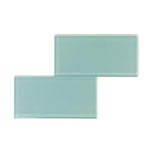 Deep Lagoon Green Glass Subway Tile - Rainbow Series-Glass Tile-American Tile Depot