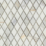 Calacatta Gold Marble Polished 1" Diamond Mosaic Tile-Marble Mosaic-American Tile Depot