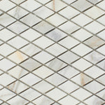 Calacatta Gold Marble Honed 1" Diamond Mosaic Tile-Marble Mosaic-American Tile Depot