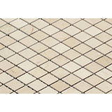 Crema Marfil Marble Honed 1" Diamond Mosaic Tile