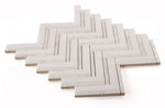 Diana Herringbone Thassos Mosaic Wall Tile-Mixed Mosaic-American Tile Depot