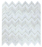 Diana Ravenna Calacatta Chevron Mosaic Wall Tile-Mixed Mosaic-American Tile Depot