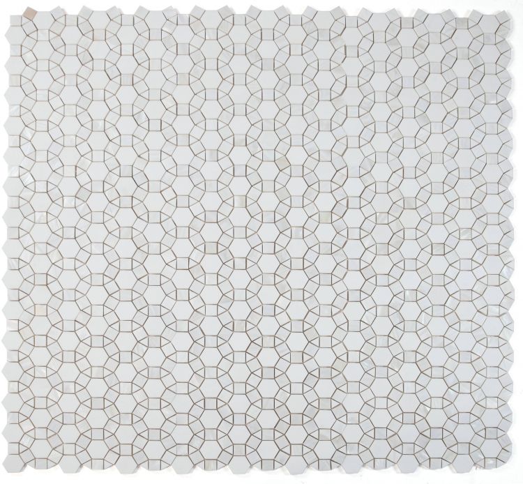 Sample of Diana Aether Circular Mosaic Wall Tile-Sample-American Tile Depot