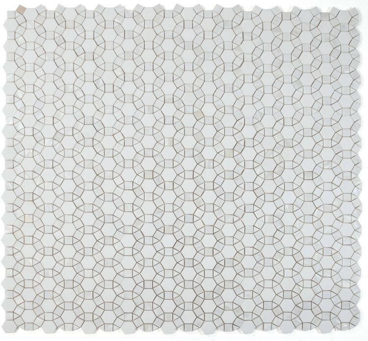 Sample of Diana Aether Circular Mosaic Wall Tile-Sample-American Tile Depot