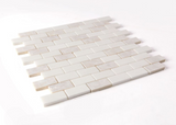 Diana Brick Thassos Mosaic Wall Tile