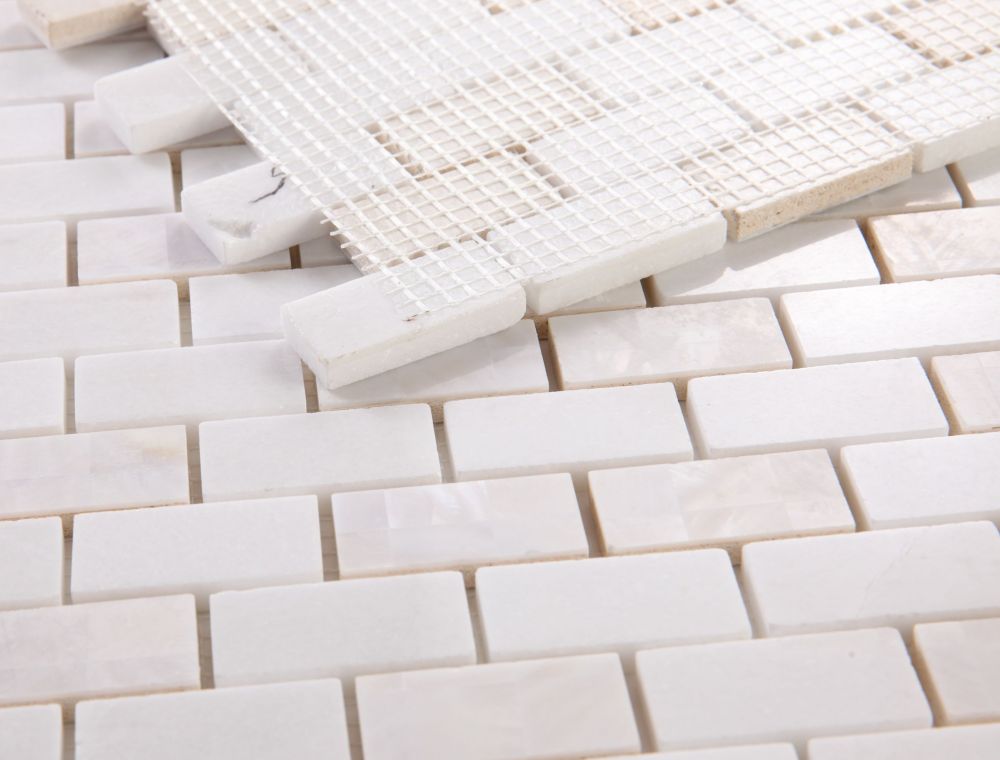 Sample of Diana Brick Thassos Mosaic Wall Tile-Sample-American Tile Depot