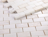 Diana Brick Thassos Mosaic Wall Tile