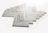 Diana Herringbone Calacatta Mosaic Wall Tile