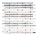 Sample of Diana Linear Calacatta Mosaic Wall Tile-Sample-American Tile Depot