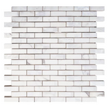 Diana Linear Calacatta Mosaic Wall Tile-Mixed Mosaic-American Tile Depot