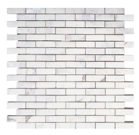 Diana Linear Calacatta Mosaic Wall Tile