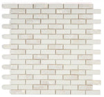 Diana Linear Thassos Mosaic Wall Tile-Mixed Mosaic-American Tile Depot