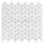 Sample of Diana Ravenna Chevron Mosaic Wall Tile-Sample-American Tile Depot