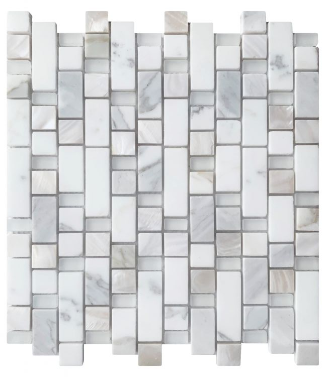 Diana Stack Mini-Brick Mosaic Wall Tile-Mixed Mosaic-American Tile Depot