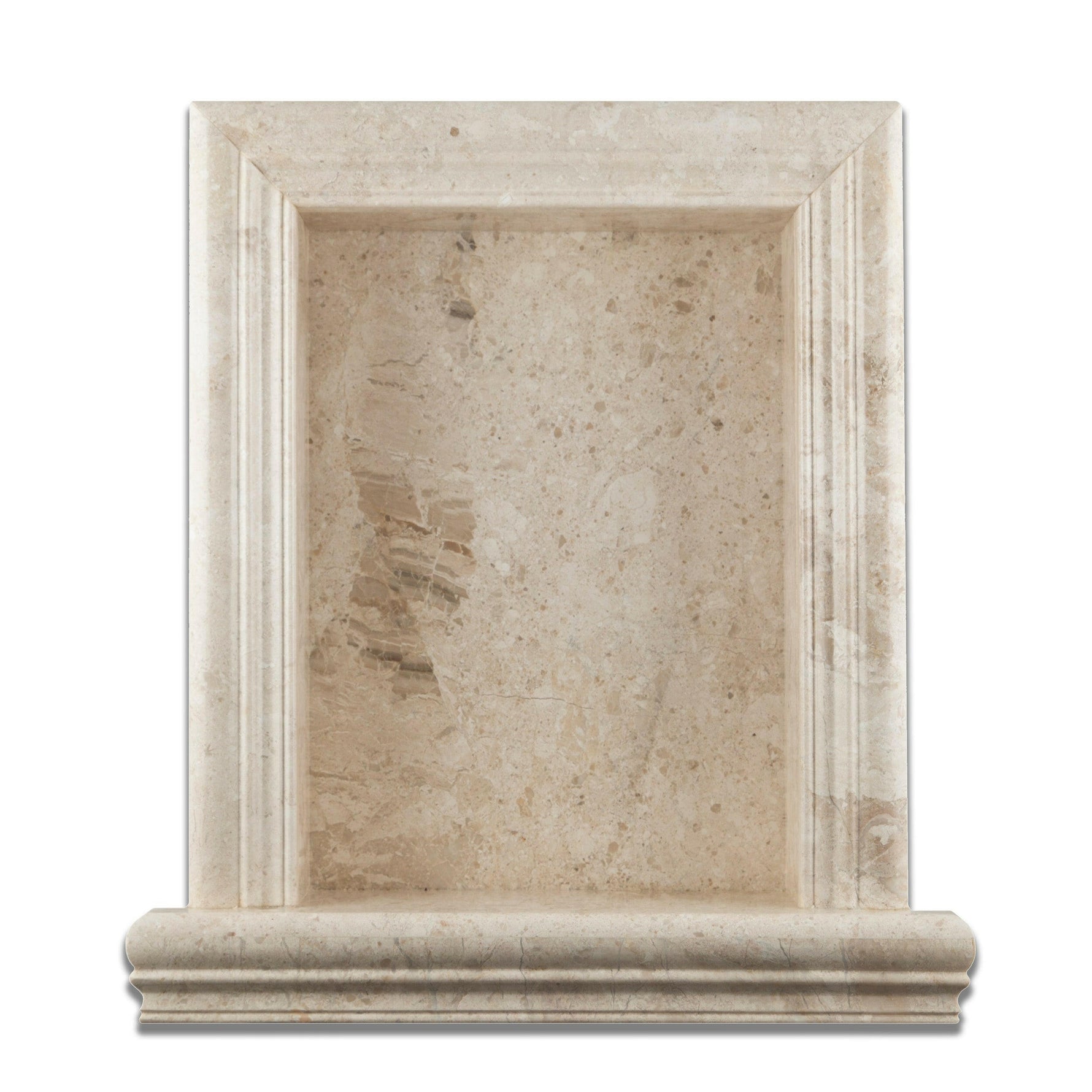 Diano Royal Marble Hand-Made Custom Shampoo Niche / Shelf - LARGE - Polished-Accessories-American Tile Depot