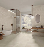 24 X 48 Docks Beige R10 Matte Marble Look Porcelain Tile