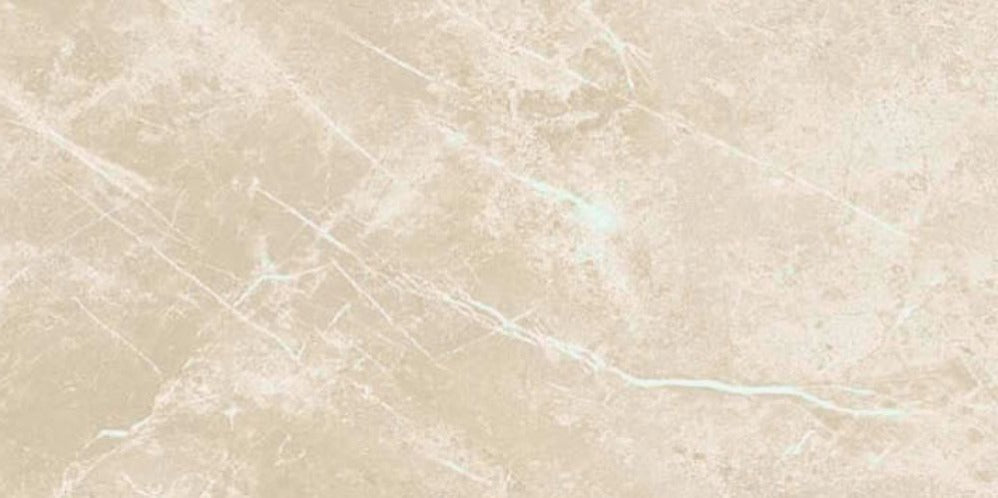 24 X 48 Dolomia Cream Luc Glossy Marble Look Porcelain Tile-PORCELAIN-Large Format-American Tile Depot